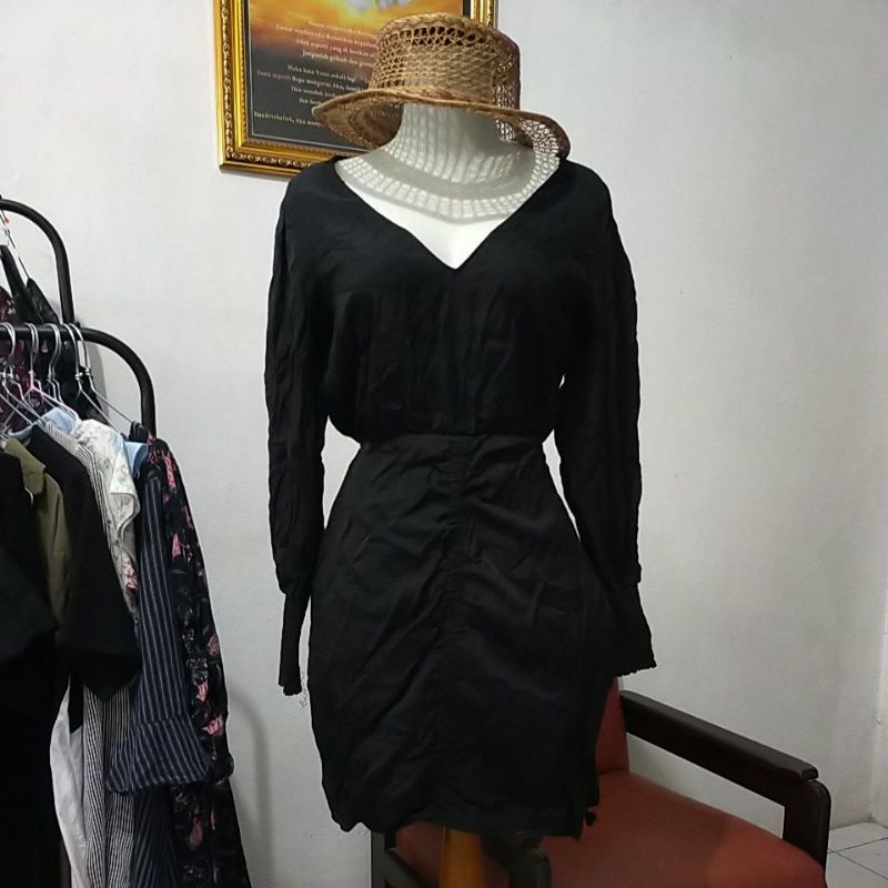 ZARA WOMAN BLACK - Dress