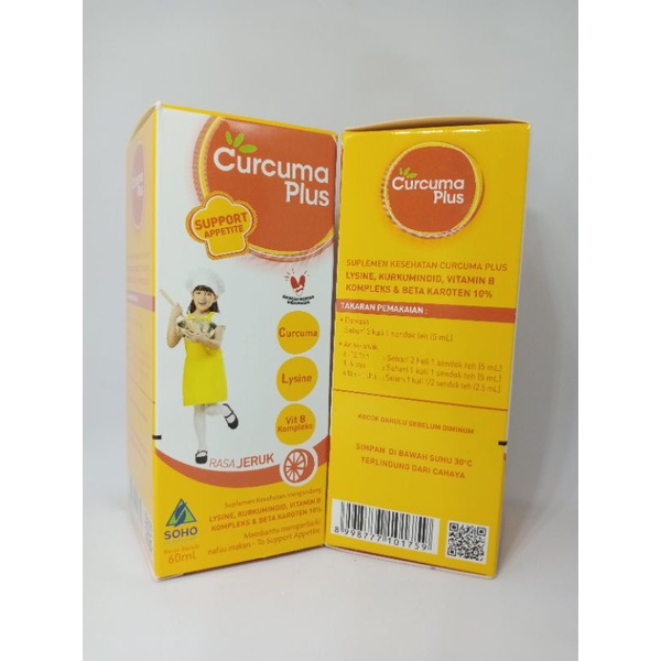 CURCUMA PLUS SUPPORT APPETITE SIRUP 60 ML - ED 05/2025