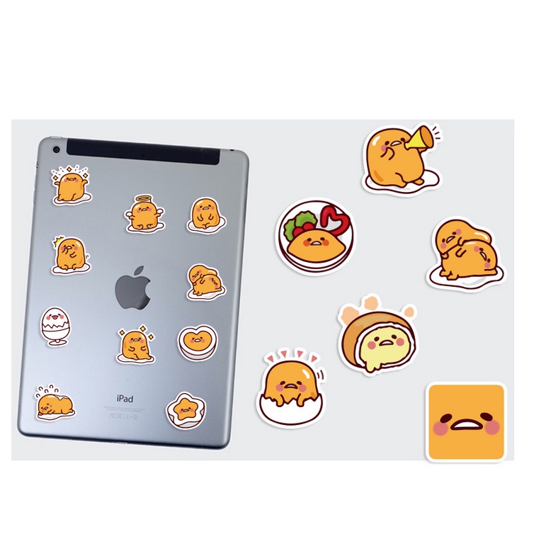 A37 STICKER 10PCS (GUDATEMA LAZY EGG) anti air notebook scrapbook label tempel motif kartun superhero super hero unik lucu atk alat tulis kantor murah viral termurah kartun komputer leptop handphone hp smartphone koper laptop tembok kulkas