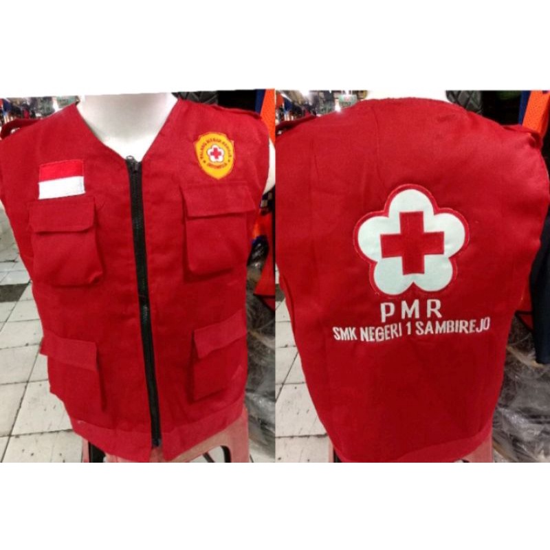 rompi pmr sma smk#rompi pmr wira merah costun