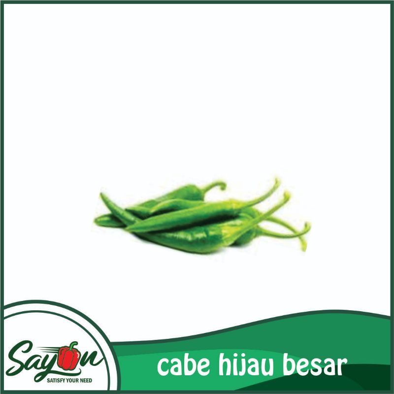 

Cabai Hijau Besar , Cabe Ijo Teropong - Sayon Jogja