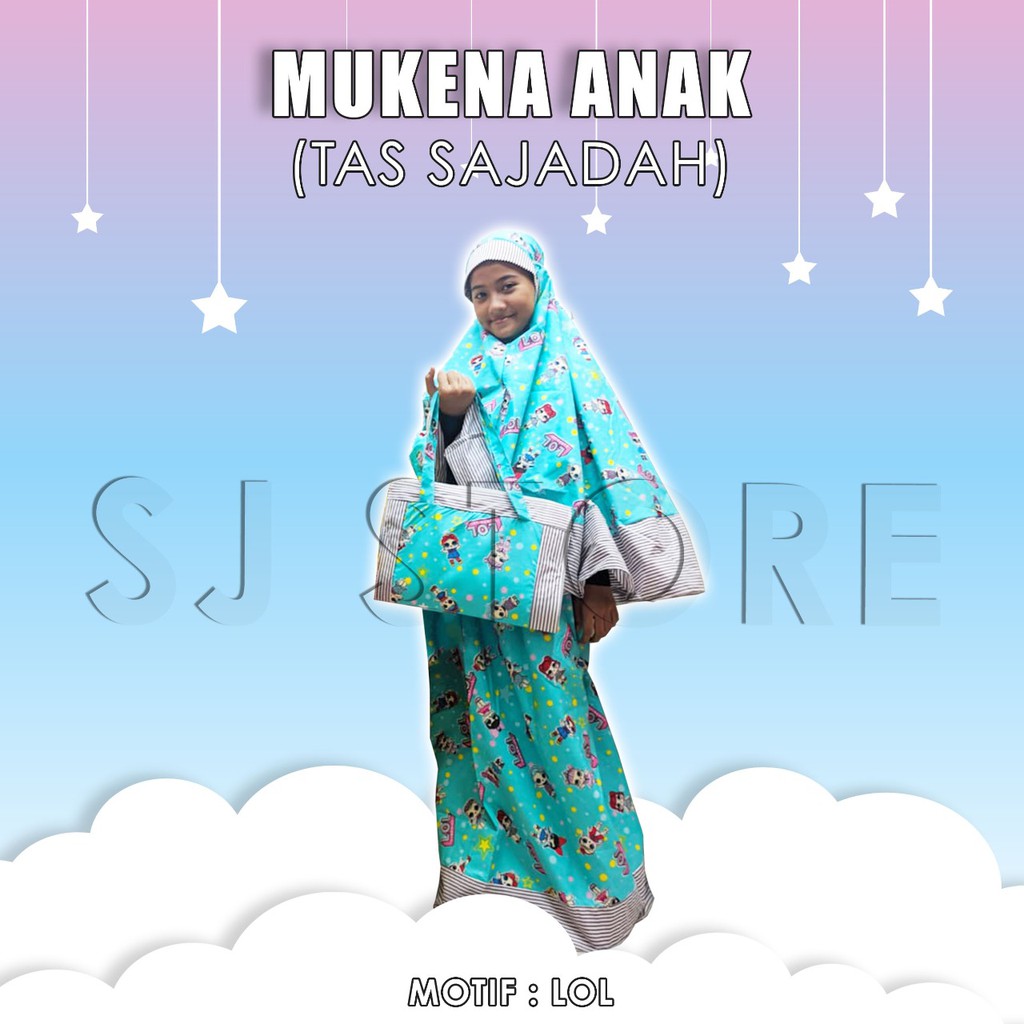 MUKENAH ANAK PEREMPUAN / MUKENA ANAK KARAKTER TERMURAH 1 - 10 TAHUN