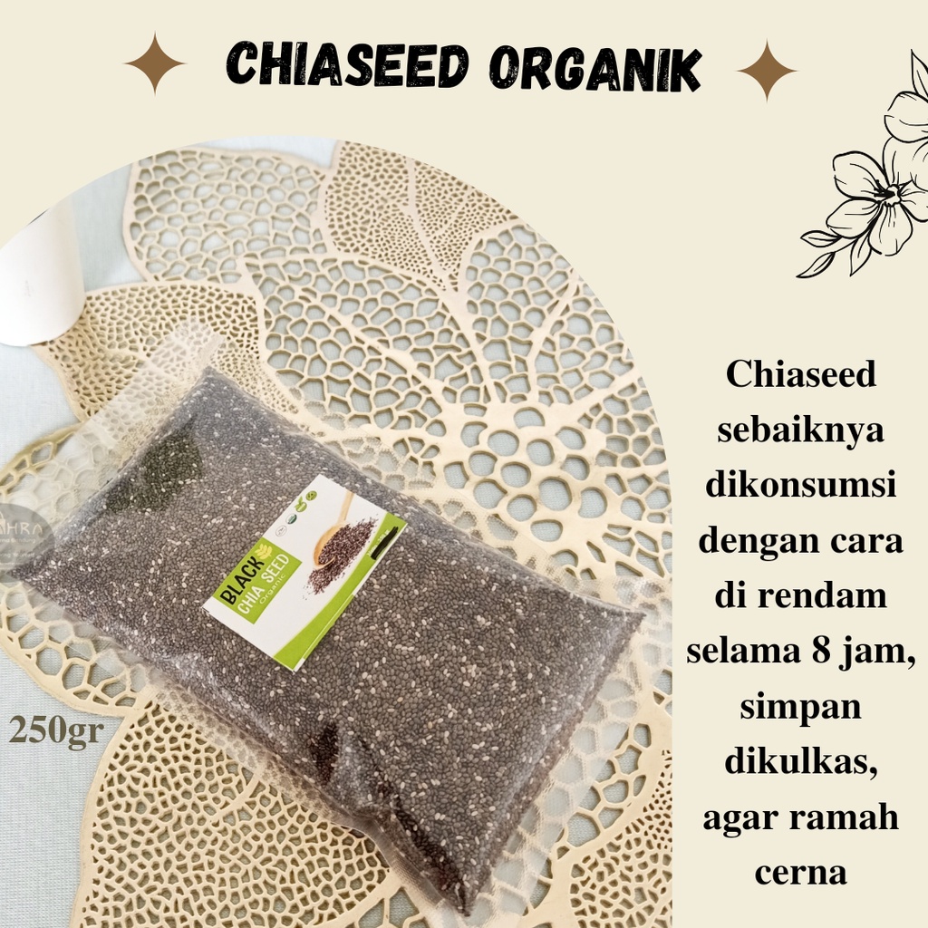 

Chia Seed Organic 250 gr Premium Biji Chia Original Mexico