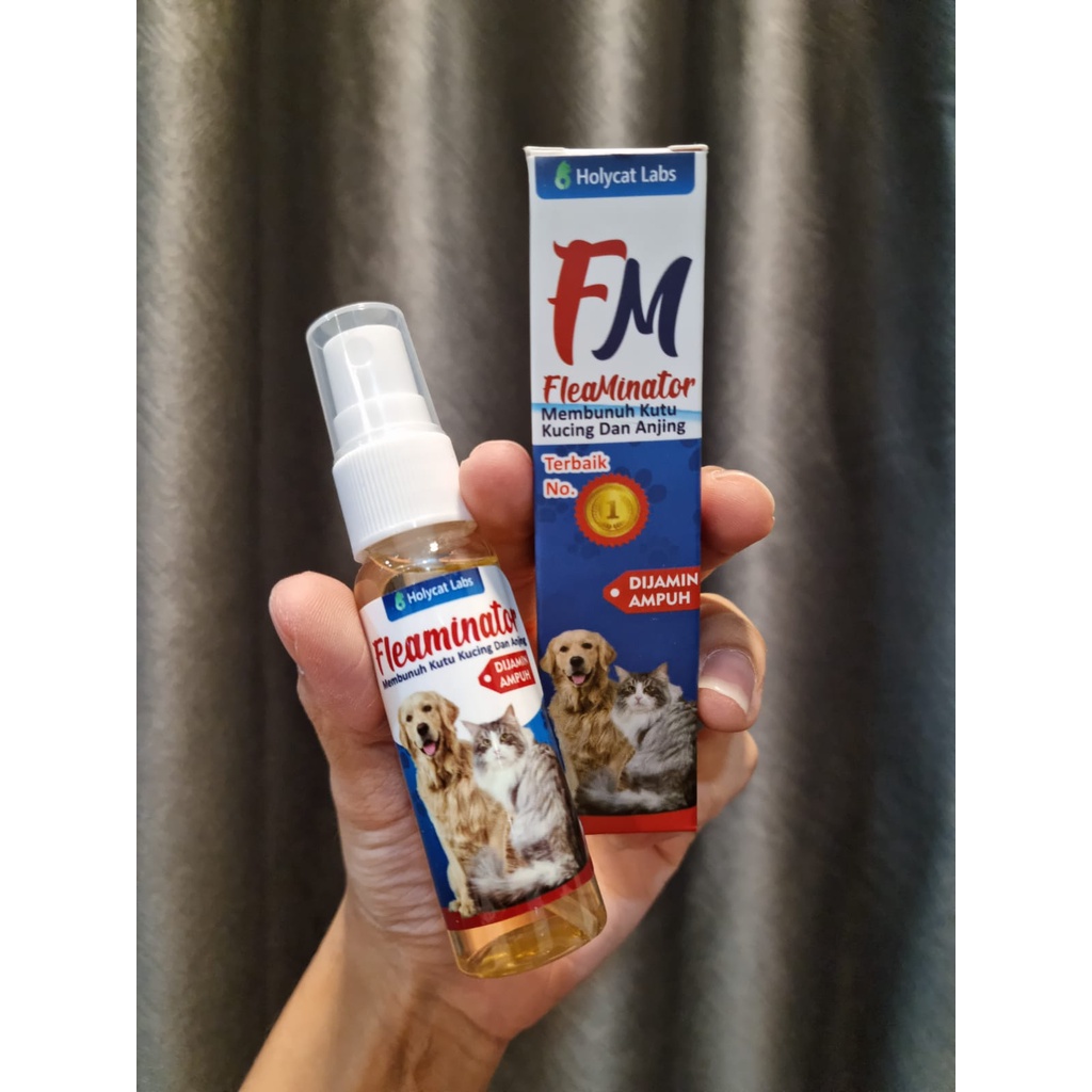 FM FleaMinator Flea Minator 20ML Obat Kutu Spray Hewan Kucing Anjing