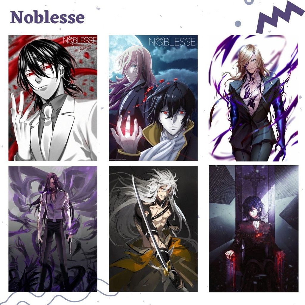 POSTER ANIME #2 (6 pcs) - BISA CUSTOM - POSTER DINDING - POSTER AESTHETIC - ANIME-Noblesse