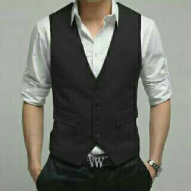 Rompi pria / Rompi formal / Rompi casual / Rompi hitam / Rompi jas / Rompi murah / vest