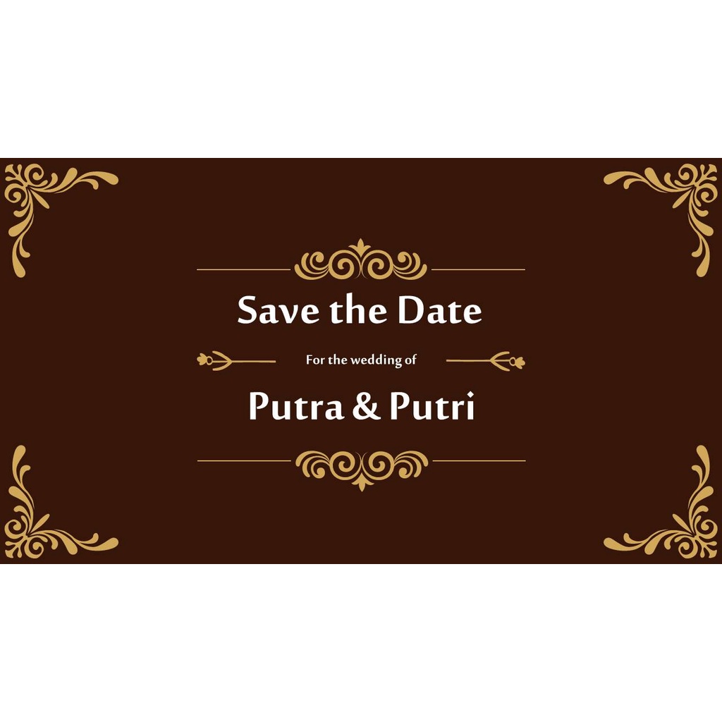 Video Digital Undangan Pernikahan Template 3