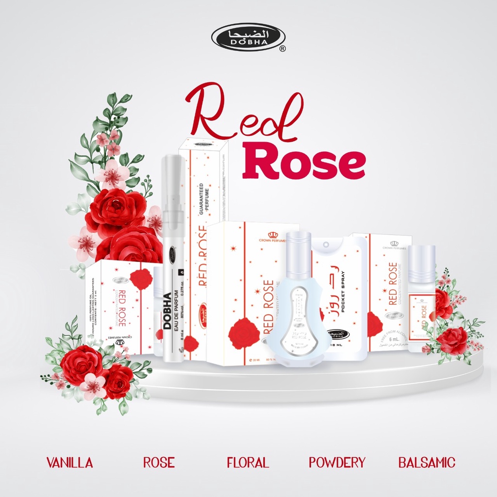 Dobha Parfum Red Rose Original - Parfum Wanita
