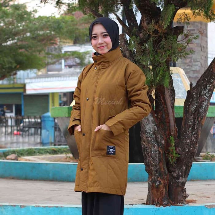 Jaket Wanita Hijaber Mecink Humaira Marigold
