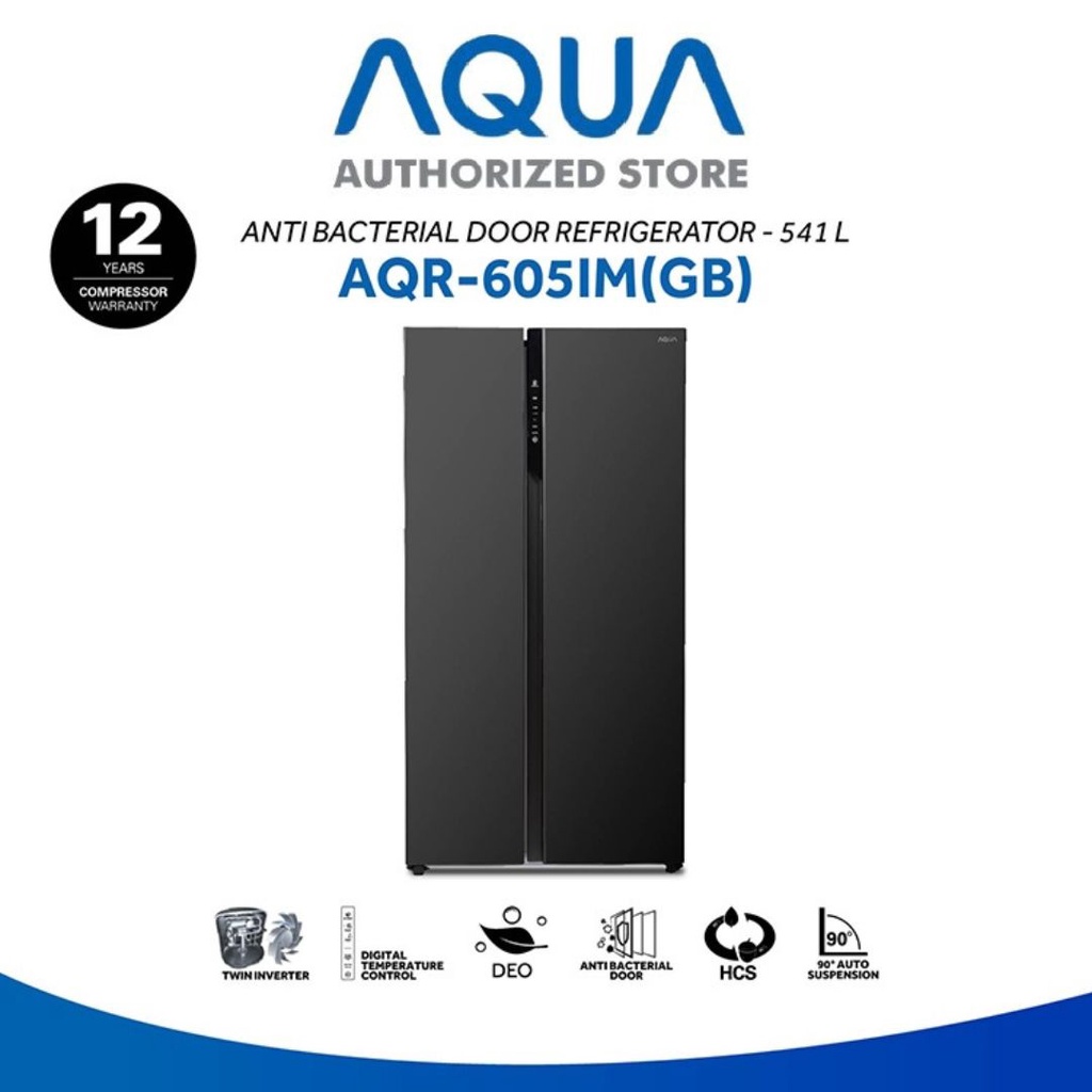 Jual Aqua Japan Aqr Im Gb Kulkas Multidoor Inverter Side By Side