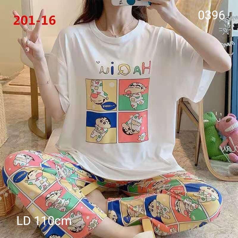 Baju tidur wanita shinchan setelan