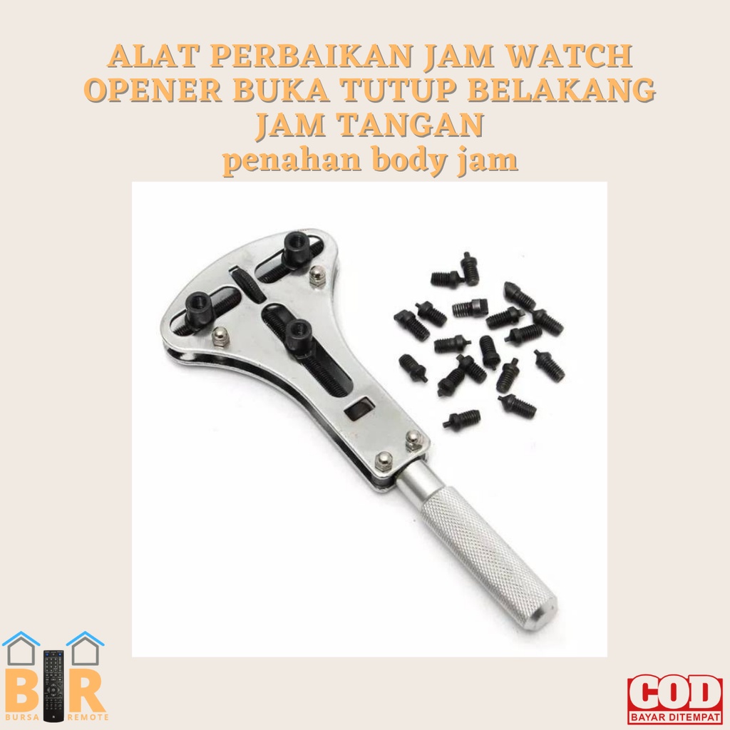 ALAT PERBAIKAN JAM WATCH OPENER BUKA TUTUP BELAKANG JAM TANGAN