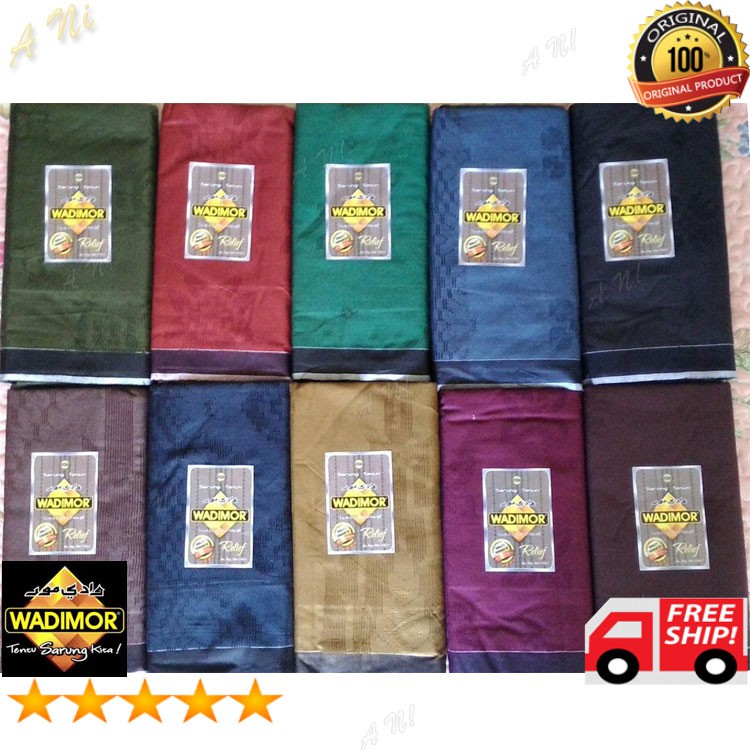 Kain Sarung S28-10 Original WADIMOR Dewasa Motif Relief