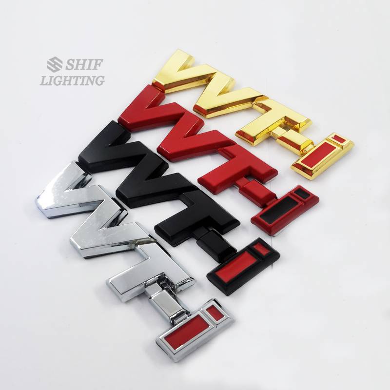 1 X Small Metal VVTI VVTi VVT-i Letter Car Side Fender Rear Trunk Emblem Sticker Badge Decal Replacement For TOYOTA