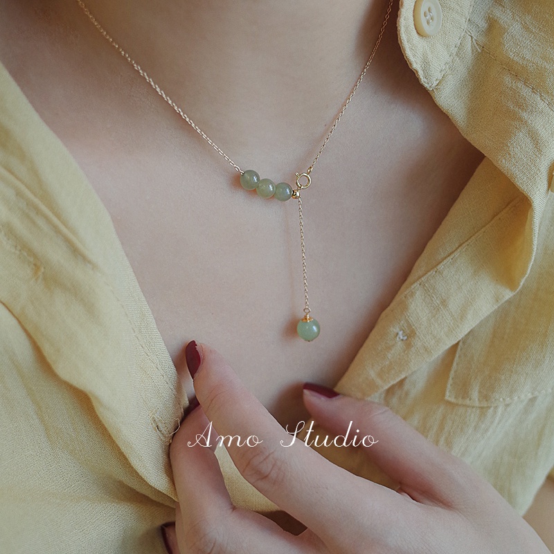 Kalung Giok Rumbai Untuk Wanita