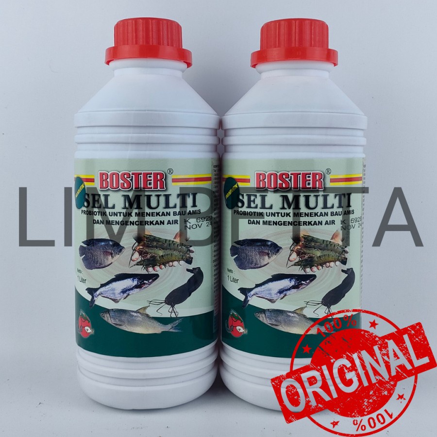 BOSTER SEL MULTI 1 LITER / PROBIOTIK CAIR IKAN DAN UDANG