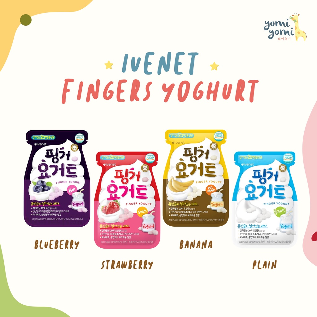 Ivenet Finger Yoghurt/Yoghurt Snack/Snack bayi