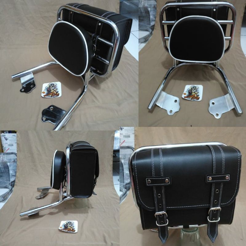 Back Rack honda Scoopy plus tas / behel Senderan motor scoopy