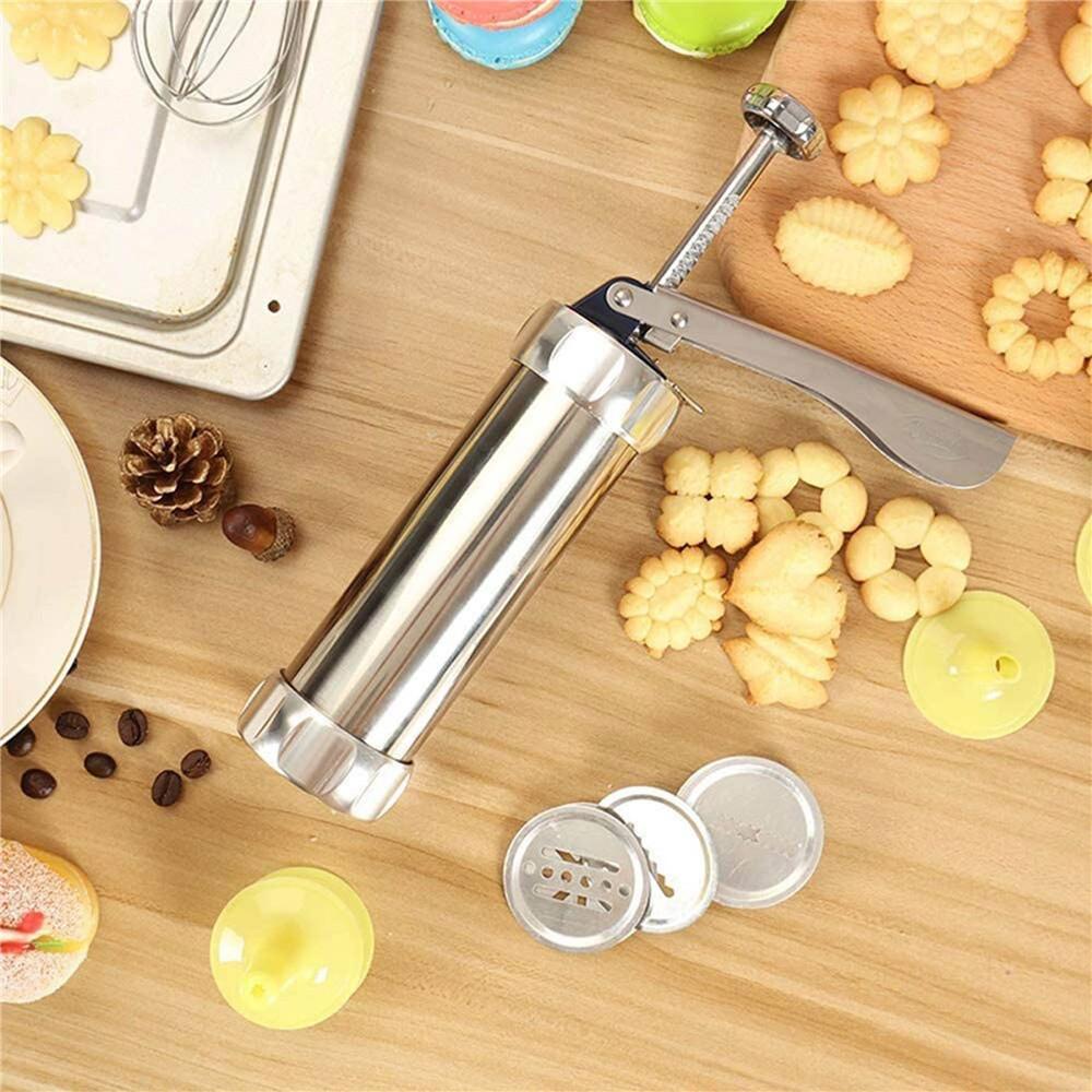 R-FLOWER Biscuit Making Home 4nozel Dekorasi Kue Pump Press