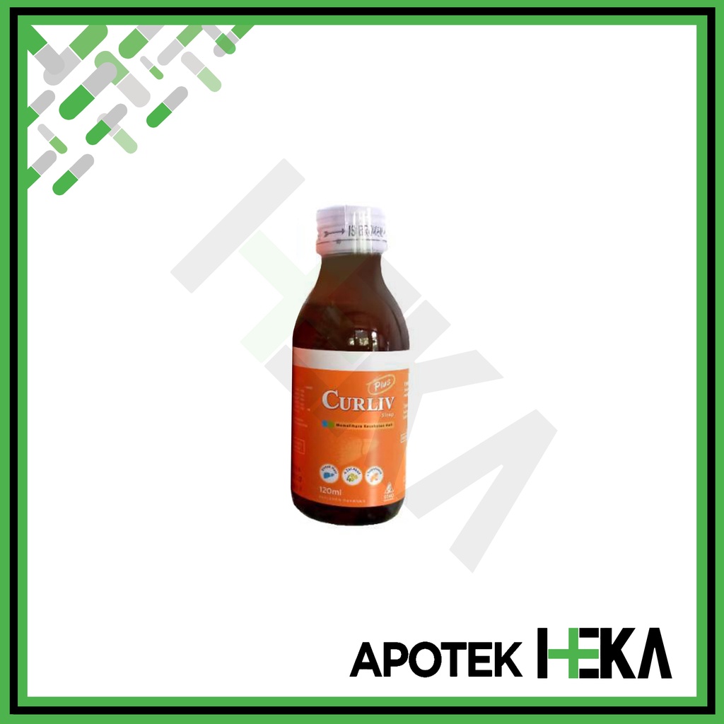 Curliv Plus Syrup 120 ml - Sirup Memelihara Kesehatan Hati (SEMARANG)