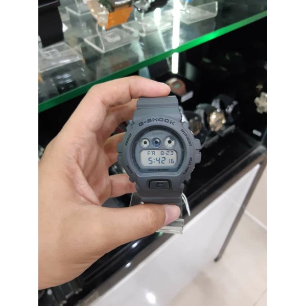 jam tangan gshock casio digital original dw-6900lu-8dr abu jam tangan gshock original garansi resmi