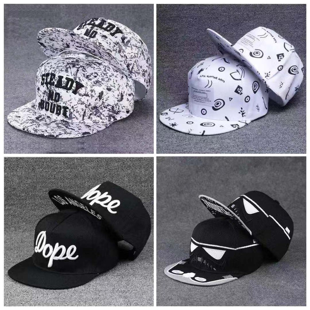 Topi Snapback Baseball Motif Bordir Tulisan untuk Pria / Wanita - Snapback Motif Bordir Unisex