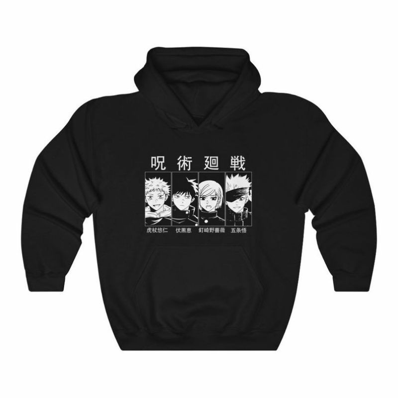 S - XXXXXXL(6XL) Hoodie JUJUTSU KAISEN Toge Inumaki Hoodie Satoru Gojo Manga Anime BIGSIZE Unisex