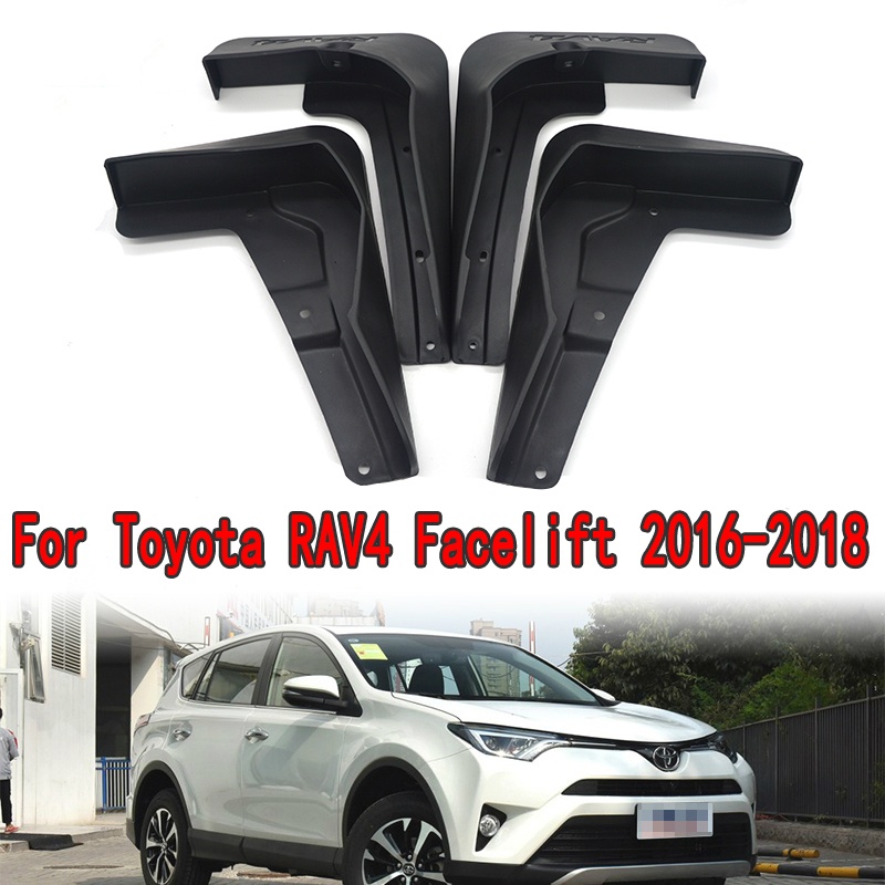 1 Set Mud Flap Pelindung Splash Untuk Fender Mobil Toyota RAV4 2016 2017 2018