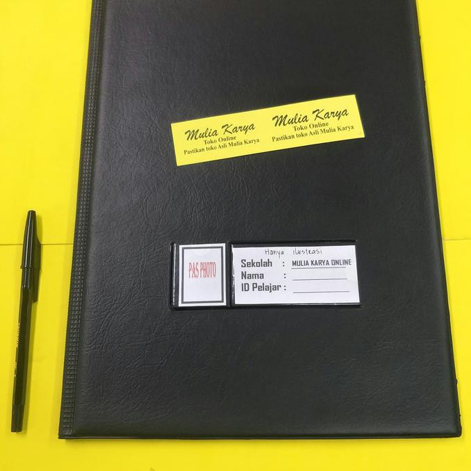 

Document Keeper 20 Lembar Tebal Motif Kulit / Clear Holder 20 Lembar