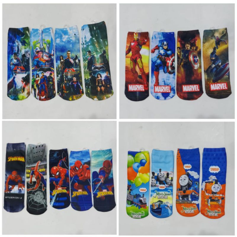 Kaos Kaki Anak Motif Tanpa Jempol