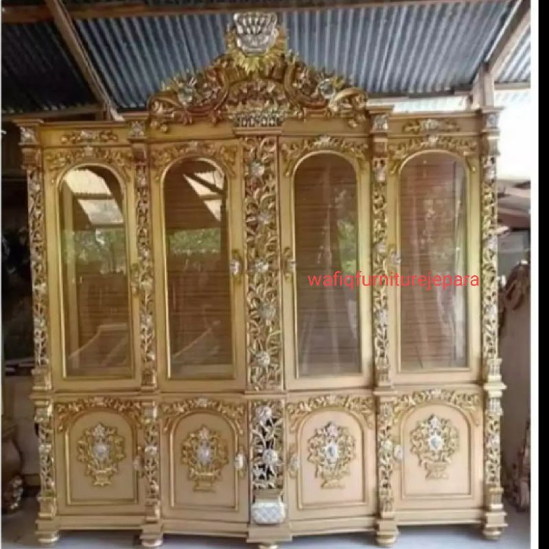 bufet Shima bufet pajangan jati ukir Jepara