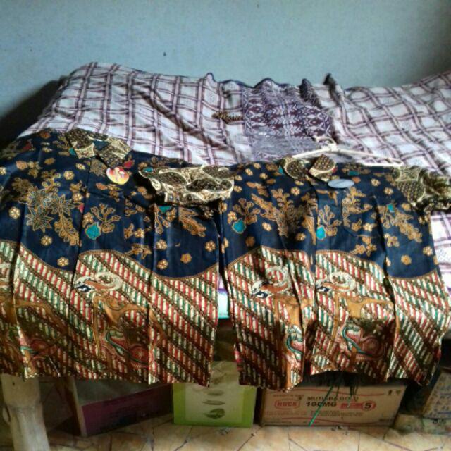 Jual Hem Batik Katun Solo Murah Remaja Terbaru Grosir Ecer