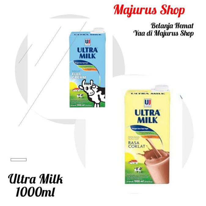 

[[BISA COD]] Susu Ultra Milk 1000ml - Full Cream DISKON Kode 1352