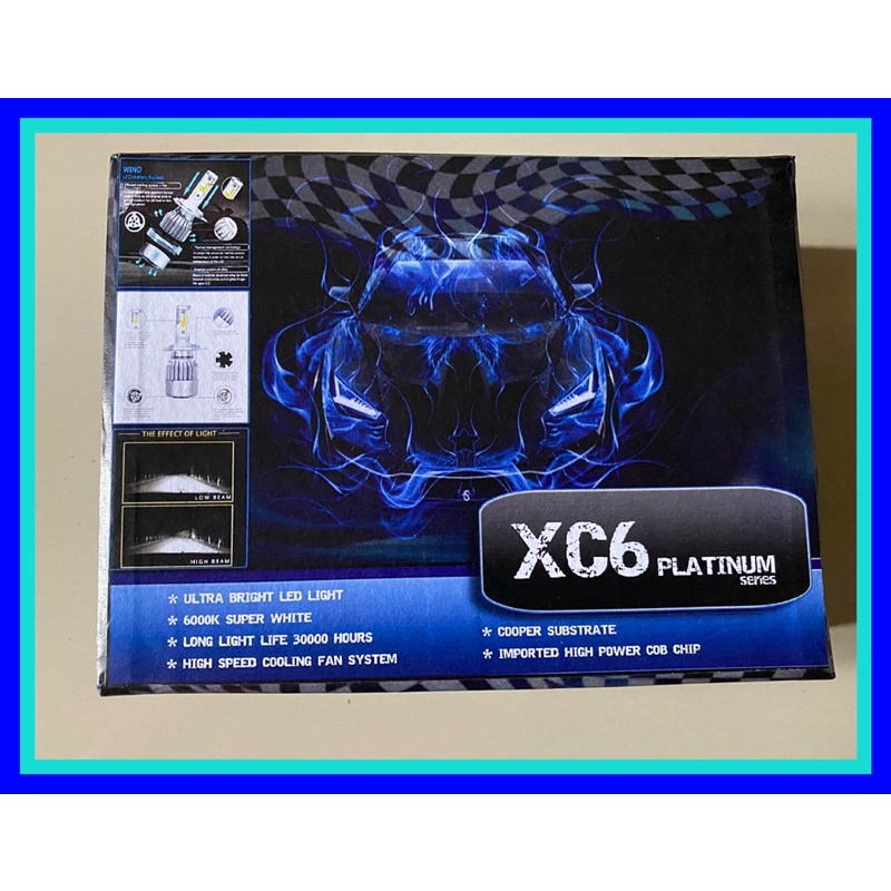 lampu led foglamp C6 H11 6000K diamond vision