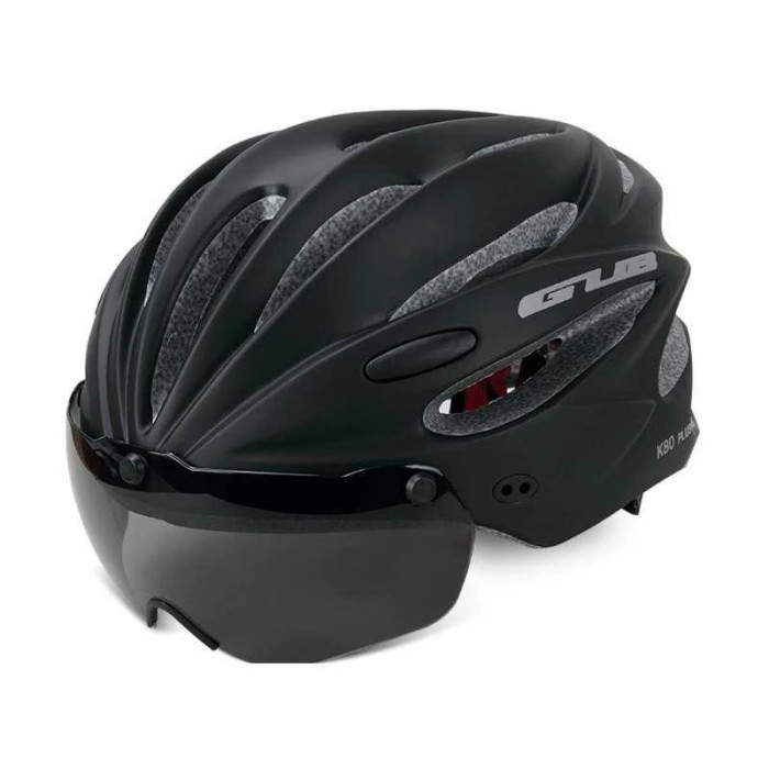 Helm Sepeda Cycling Visor Aero EPS Magnetic Removable Lens