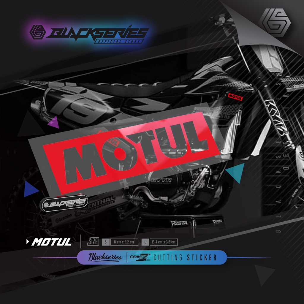 Stiker Motul | Cutting Sticker Motul | Motul