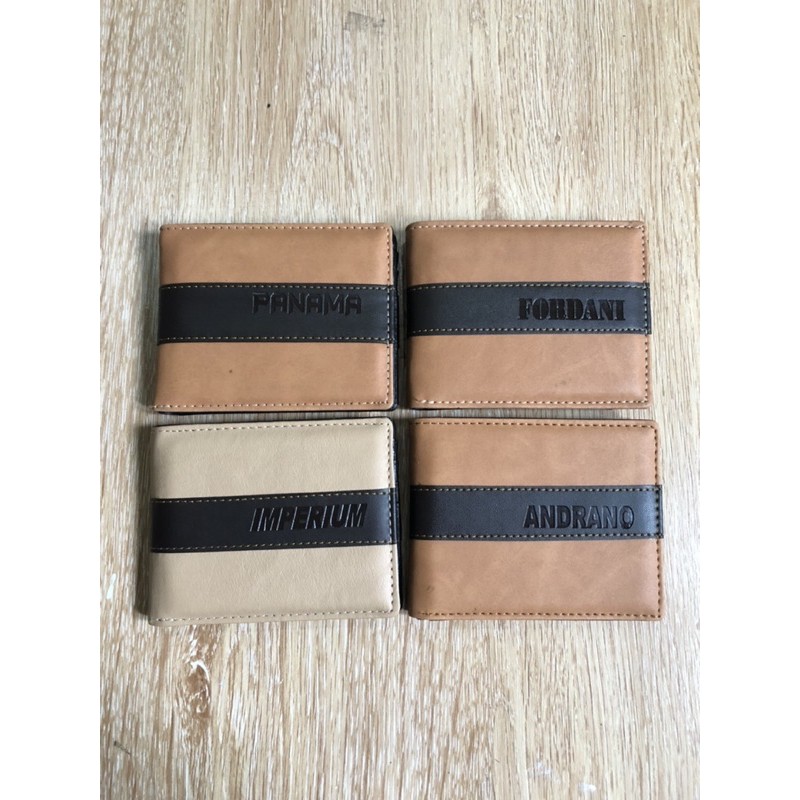 DOMPET PRIA KULIT SINTETIS DOMPET COWOK LIPAT 2 DOMPET PRIA DISTRO DOMPET COWOK MURAH