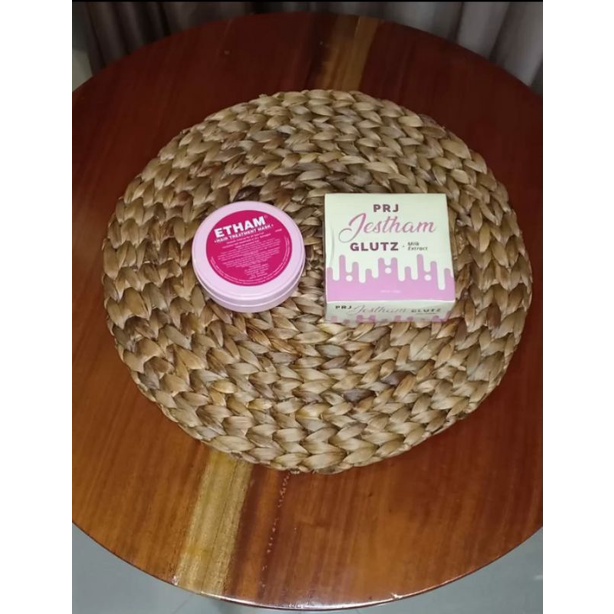 Paket masker rambut Etham dan lotion milky jestham
