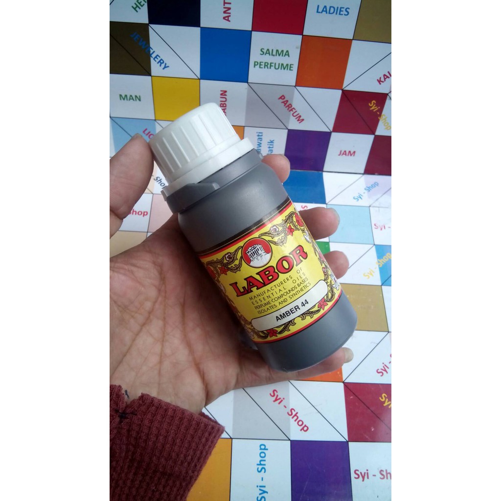 Bibit Parfum AMBER 44 ( MISIK HITAM ) Original LABOR 100 ml SEGEL