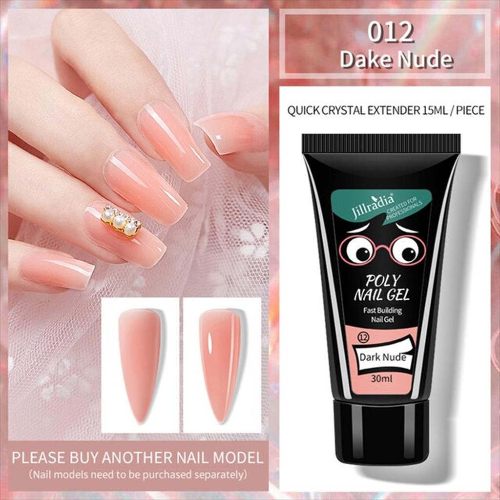 POLYGEL JILLRADIA POLY GEL 30ML NAIL EXTENSION / SAMBUNG KUKU PALSU NAIL ART