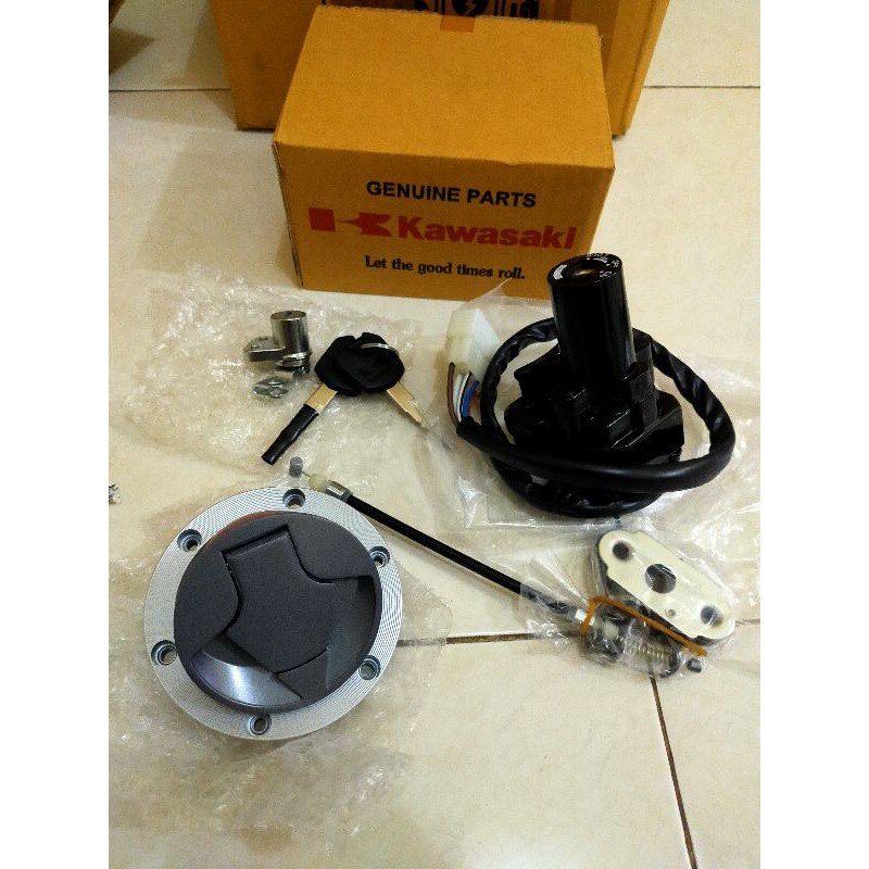 Kunci kontak set Ninja 250 fi R original Kawasaki