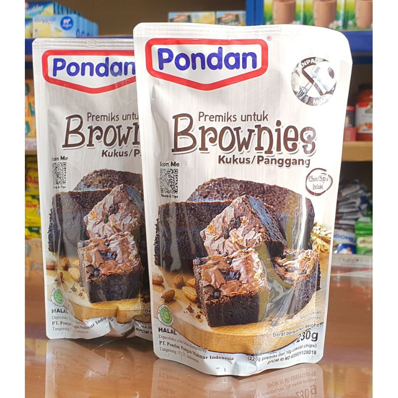 

Tepung Premix Pondan Brownies 230Gr