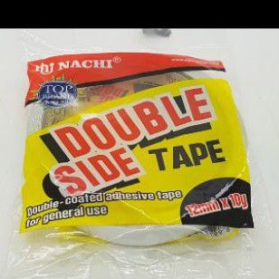 

Isolasi Double Tape Nachi 12 mm x 10 yard (1/2" x 10 yard)