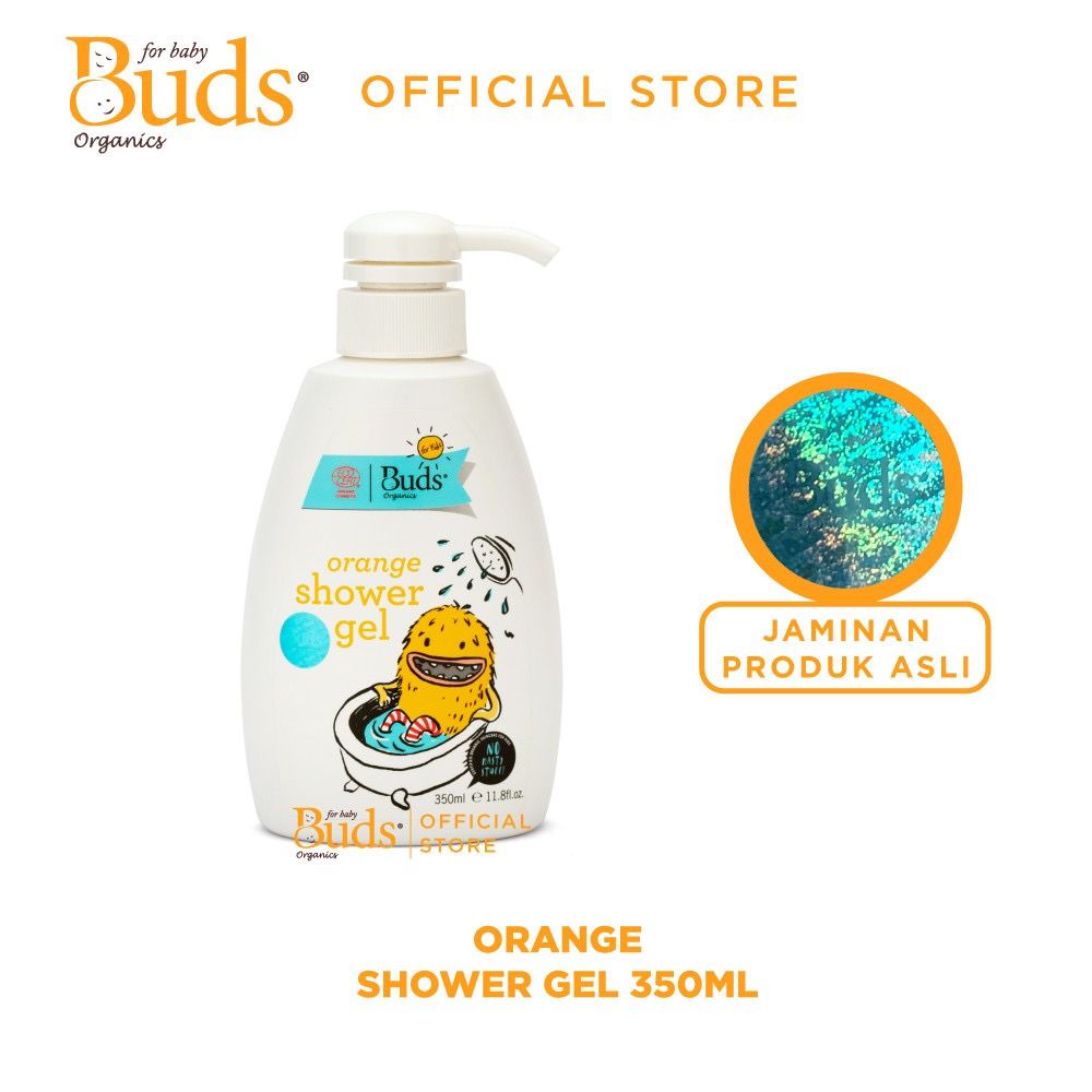 Buds Organics - Shower Gel 350ml all Varian / Sabun Mandi Anak