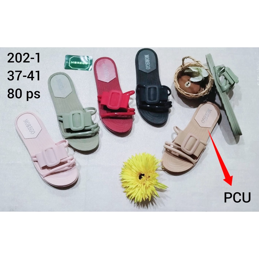Sandal Karet Wanita Morego Anti slip