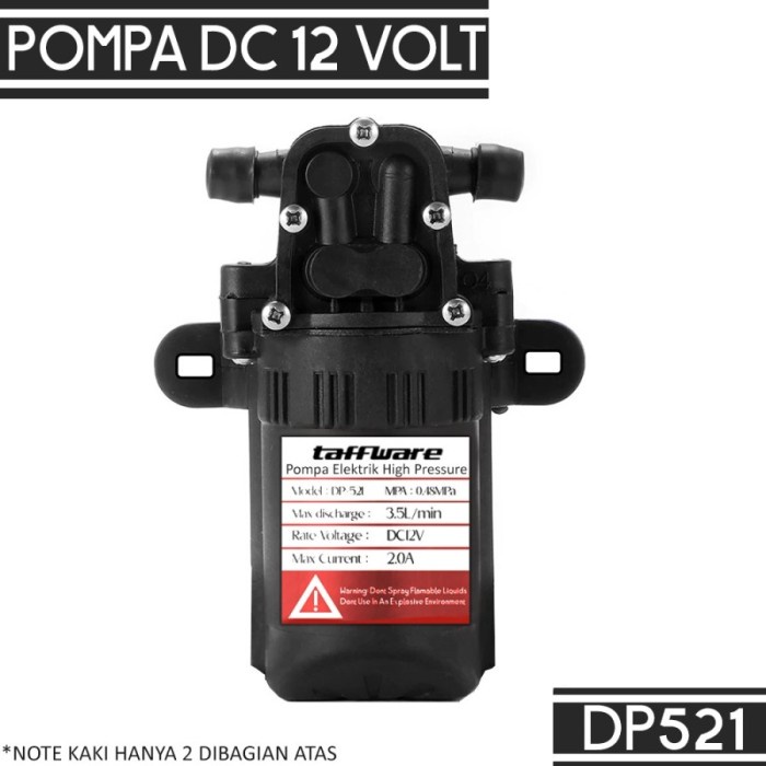 POMPA AIR DC HIGH PRESSUARE 12 VOLT TEKANAN TINGGI - DP521