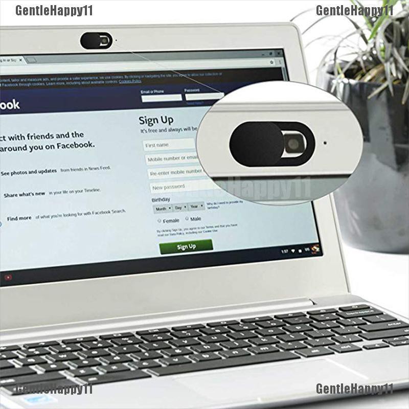 GEN  WebCam Cover Plastic Camera Lens Privacy Sticker for iPhone PC Laptops