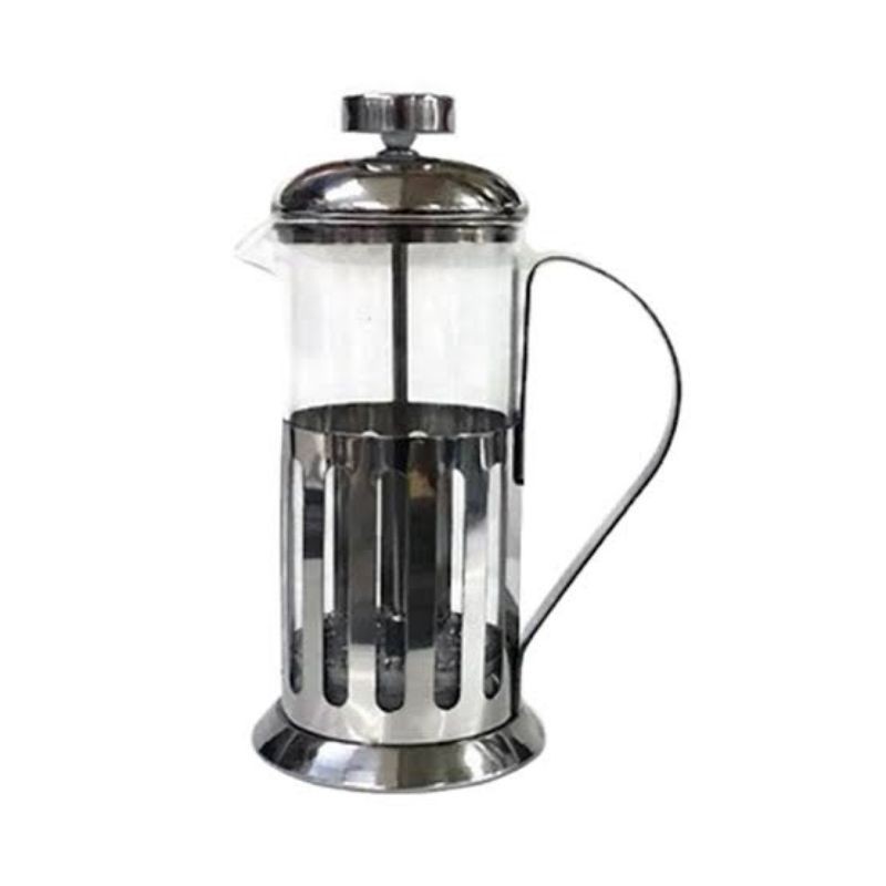 PAKET STAINLESS MILK JUG 350 ml + FRENCH PRESS AKEBONNO / COFFEE PRESS - LATTE ART