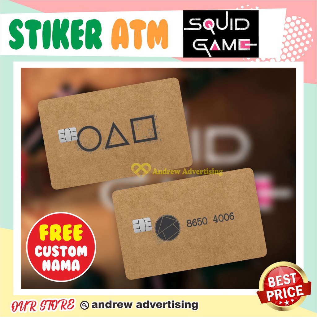 Skin ATM Squid Game Terlaris dan Termurah Bisa untuk Emoney / Flazz