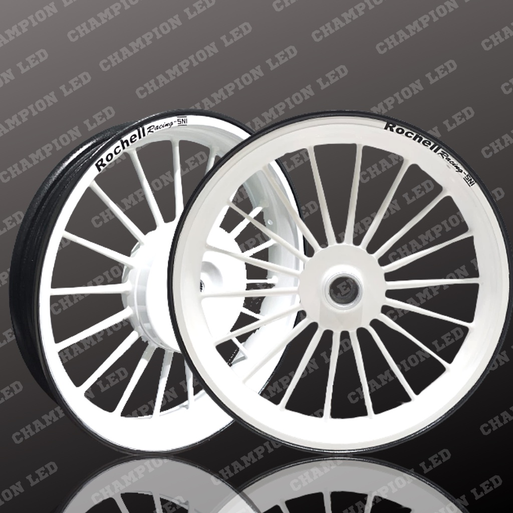 VELG PELEK ROCHELL MODEL DAYTONA BEAT,VARIO 110,SCOOPY RING 14 PUTIH